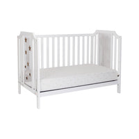 Celeste 3 In 1 Convertible Island Crib White White Solid Wood