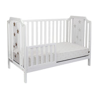 Celeste 3 In 1 Convertible Island Crib White White Solid Wood