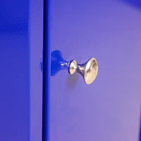 Detachable 5 Drawer Tool Chest With Bottom Cabinet And One Adjustable Shelf Blue Blue Metal