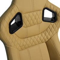 Racing Seat Brown Vinyl