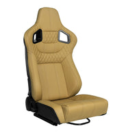 Racing Seat Brown Vinyl