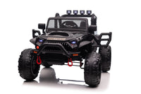 Jeep Double Drive Children Ride On Car With 40W*2 12V7Ah*1 Battery,Parent Remote Controlfoot Pedal Black Plastic