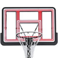 Portable Basketball Hoop Basketball System 4.76 10Ft Height Adjustable For Youth Adults Led Ights, Colorful Lights, Waterproof Super Bright To Play At Night Outdoors,Good Gift For Kid Black Metal
