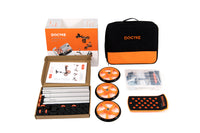 Modular Design High Strength Material Electric Innovation Kart, More Than 20 Kinds Of Assembly Methods, Suitable For Outdoor Sports, Parent Child Interaction,Promotion Plus A S Kit Orange Abs Steel Q235