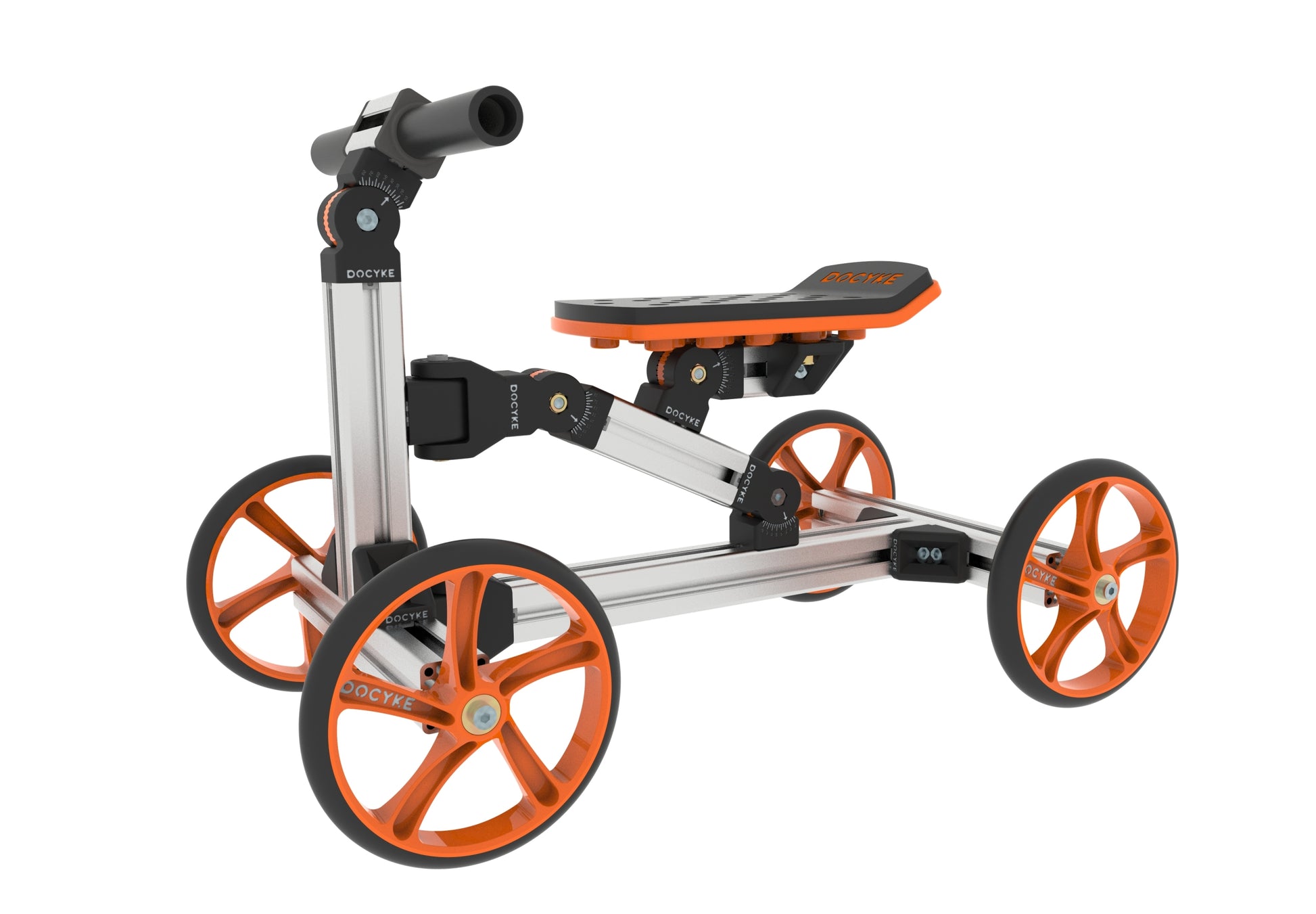 Kidrock Buildable Kit 20 In 1 Kids Balance Bike No Pedal Toy For 1 To 6 Years Construction Construction Kit Kids Sit Stand Scooter Most Popular M Kit Non Electric Silver Aluminum