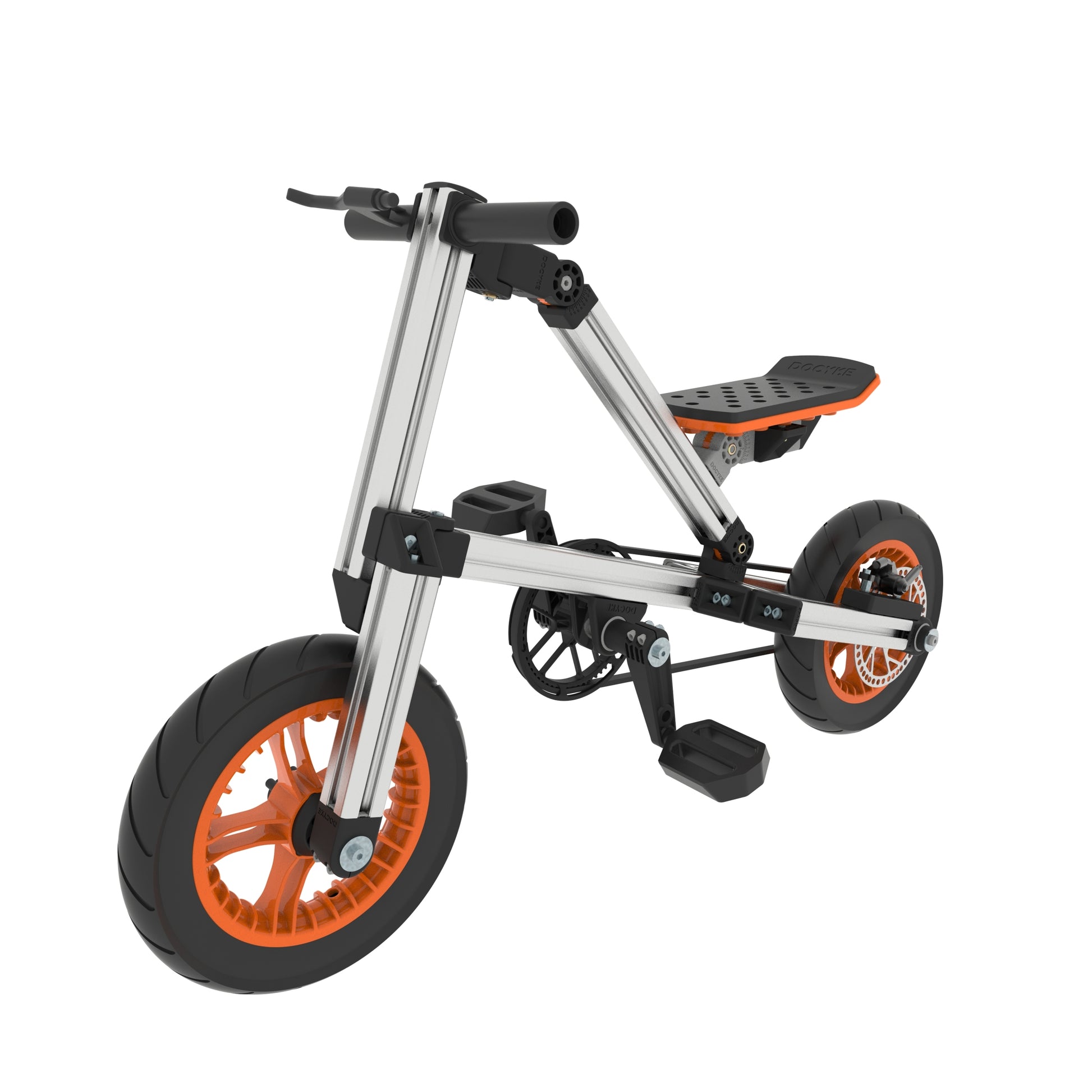 Kidrock Buildable Kit 20 In 1 Kids Go Kart Set, Suitable For 1 To 8 Years Old, Two Wheel Bike, Three Wheel Bike, Go Kart, Sit Stand Scooter, Etc. Christmas Plus A Snow Upgrade Package . Orange Abs Rubber Steel Q235