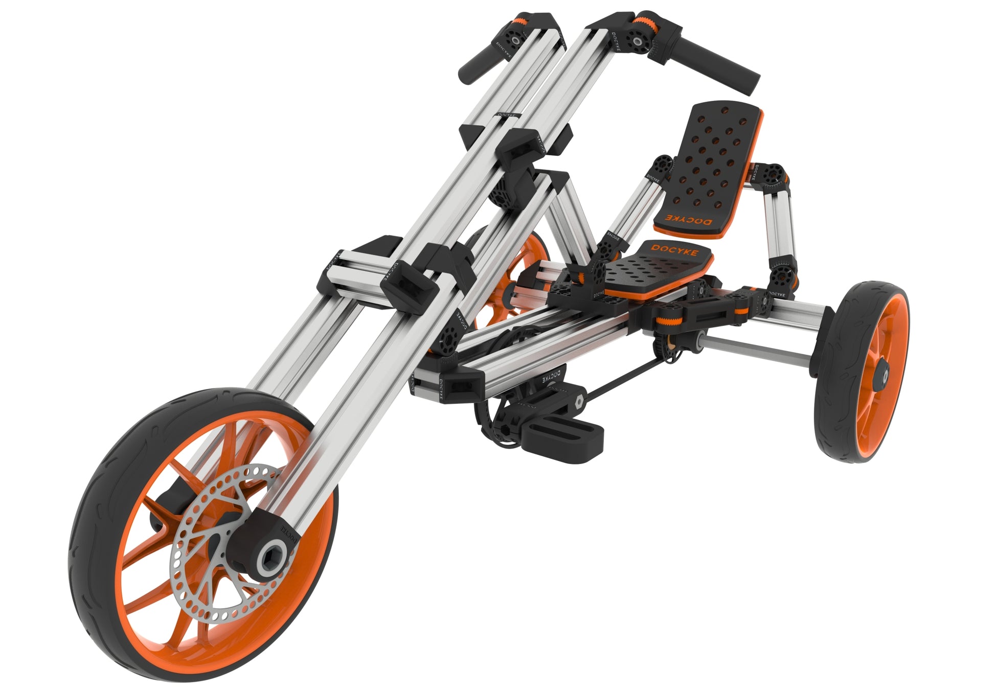 Kidrock Buildable Kit 20 In 1 Kids Go Kart Set, Suitable For 1 To 8 Years Old, Two Wheel Bike, Three Wheel Bike, Go Kart, Sit Stand Scooter, Etc. Christmas Plus A Snow Upgrade Package . Orange Abs Rubber Steel Q235