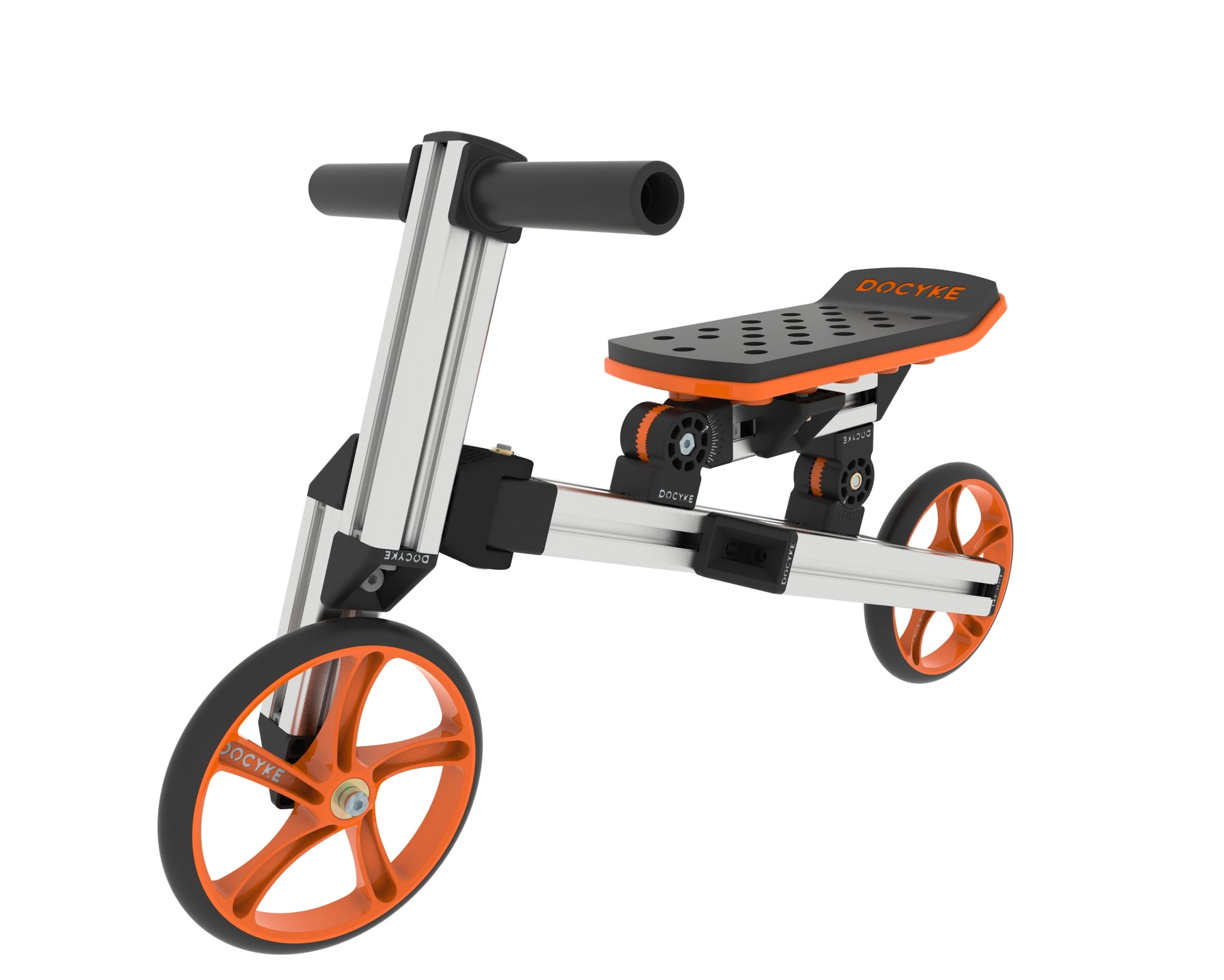 Kidrock Constructible Kit 20 In 1 Kids Balance Bike No Pedals Toys For 1 To 4 Year Old Engineering Building Kit Kids Sit Stand Scooter Most Popular S Kit Not Electric Silver Aluminum