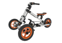 Kidrock Buildable Kit 20 In 1 Kids Go Kart Set, Suitable For 1 To 8 Years Old, Two Wheel Bike, Three Wheel Bike, Go Kart, Sit Stand Scooter, Etc. Most Popular L Kit Non Electric Silver Aluminum