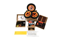 Kidrock Buildable Kit 20 In 1 Kids Go Kart Set, Suitable For 1 To 8 Years Old, Two Wheel Bike, Three Wheel Bike, Go Kart, Sit Stand Scooter, Etc. Christmas Plus A Snow Upgrade Package . Orange Abs Rubber Steel Q235