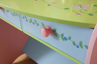 Olivia The Fairy Girls Dressing Table With Chair Pink Mdf