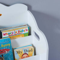 Maison Kids Bookcase With Toy Storage White Mdf