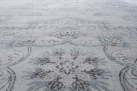 Calanthe Gray, Blush, Blue, Ivory Viscose Area Rug 5X8 Ivory Viscose