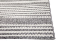 Hampton White And Gray Polypropylene Indoor Outdoor Area Rug 8X10 White Polypropylene