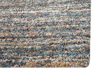 Zira Blue Multi Area Rug 5X8 Blue Olefin