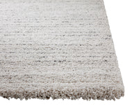 Ivory Charcoal Stripe Area Rug 5X8 Ivory Olefin