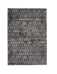 Mabel Charcoal, Grey, And Ivory Area Rug 5X8 Charcoal Grey Viscose