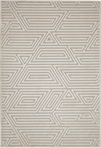 Orbit Ivory Area Rug 8X10 Ivory Chenille