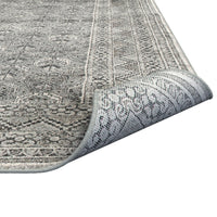 Galion Charcoal Grey Ivory Area Rug 8X10 Charcoal Grey Viscose