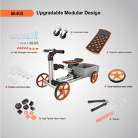 Kidrock Buildable Kit 20 In 1 Kids Balance Bike No Pedal Toy For 1 To 6 Years Construction Construction Kit Kids Sit Stand Scooter Most Popular M Kit Non Electric Silver Aluminum