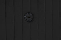 Lizelle Upholstery Wooden Queen Bed With Ambient Lighting In Black Velvet Finish Box Spring Required Queen Black Wood Bedroom Modern Slat Beds Velvet Wood