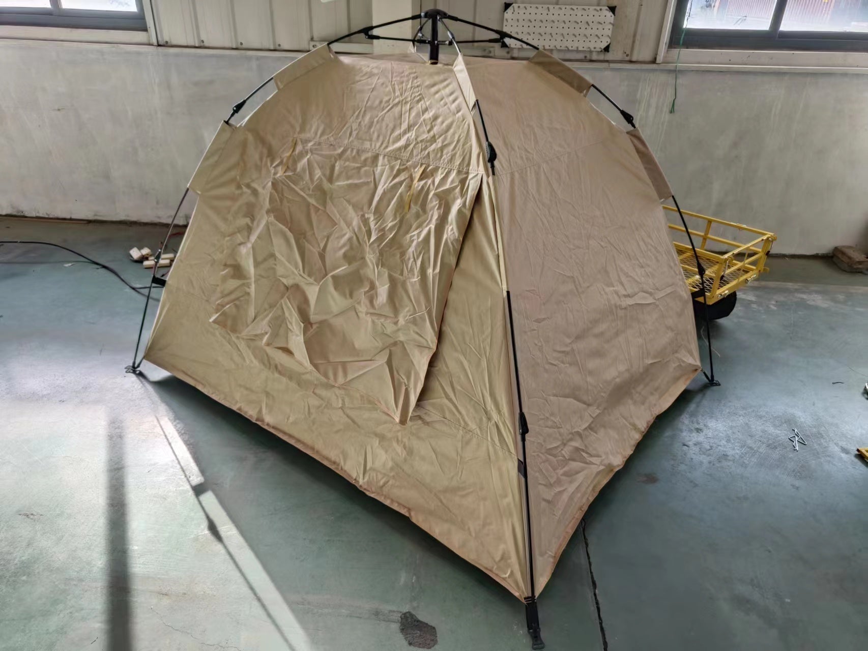 Camping Dome Tent Is Suitable For 2 3 4 5 People, Waterproof, Spacious, Portable Backpack Tent, Suitable For Outdoor Camping Hiking Antique Black Abs Pc