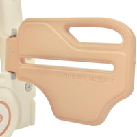 Kids Slide With Bus Play Structure, Freestanding Bus Toy With Slide For Toddlers, Bus Slide Set With Basketball Hoop Beige Hdpe