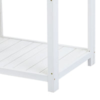 64.6" Large Outdoor Potting Bench, Garden Potting Table, Wood Workstation With 6 Tier Shelves, Large Tabletop And Side Hook For Mudroom, Backyard,White White Garden & Outdoor Casual Wood Solid Wood