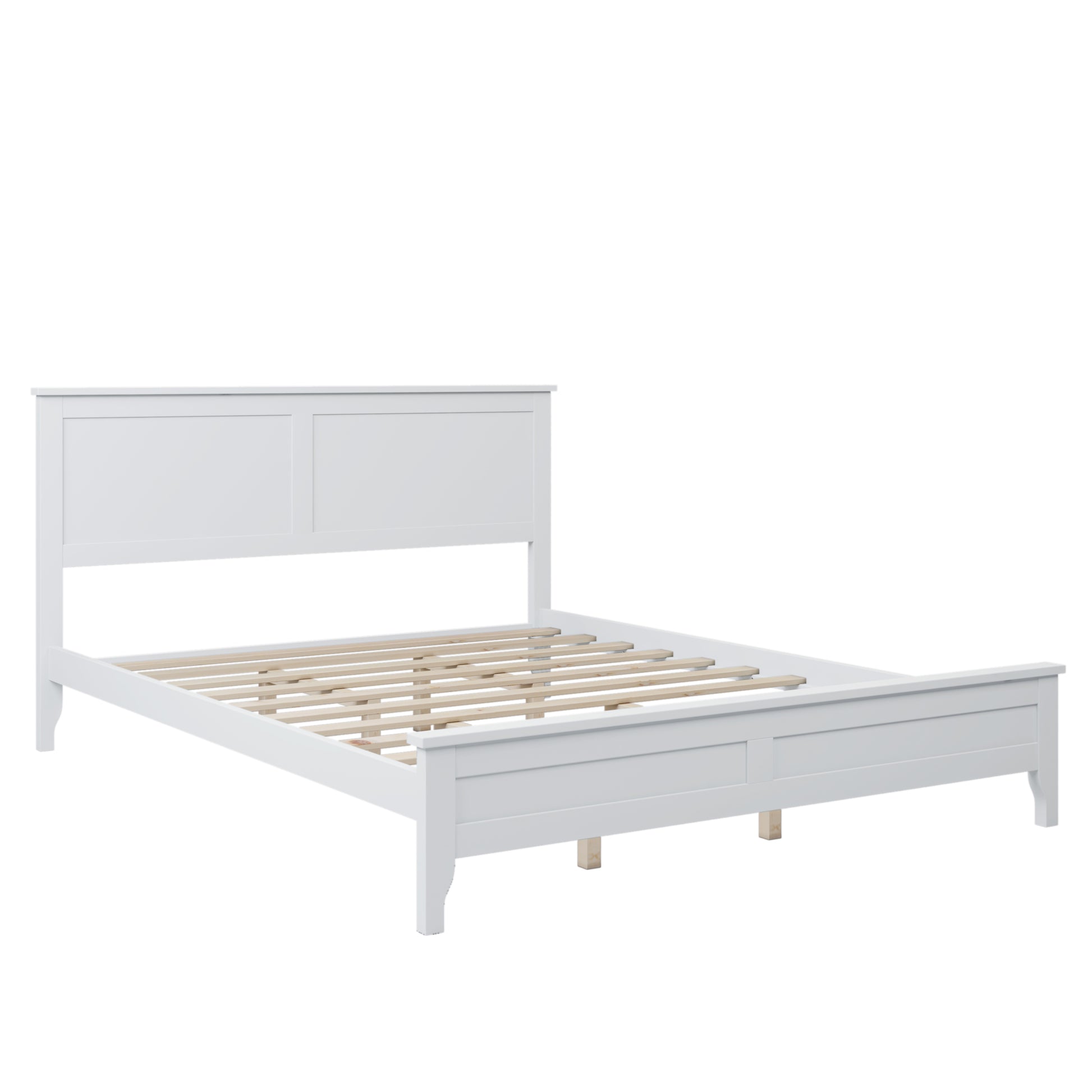 White Solid Wood 3 Pieces Queen Bedroom Sets Old Sku:Bs315101Aak Queen White 3 Piece Set Solid Wood