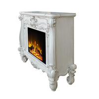 Versailles Fireplace Bone White Finish Ac01316 Antique White Solid Wood Mdf