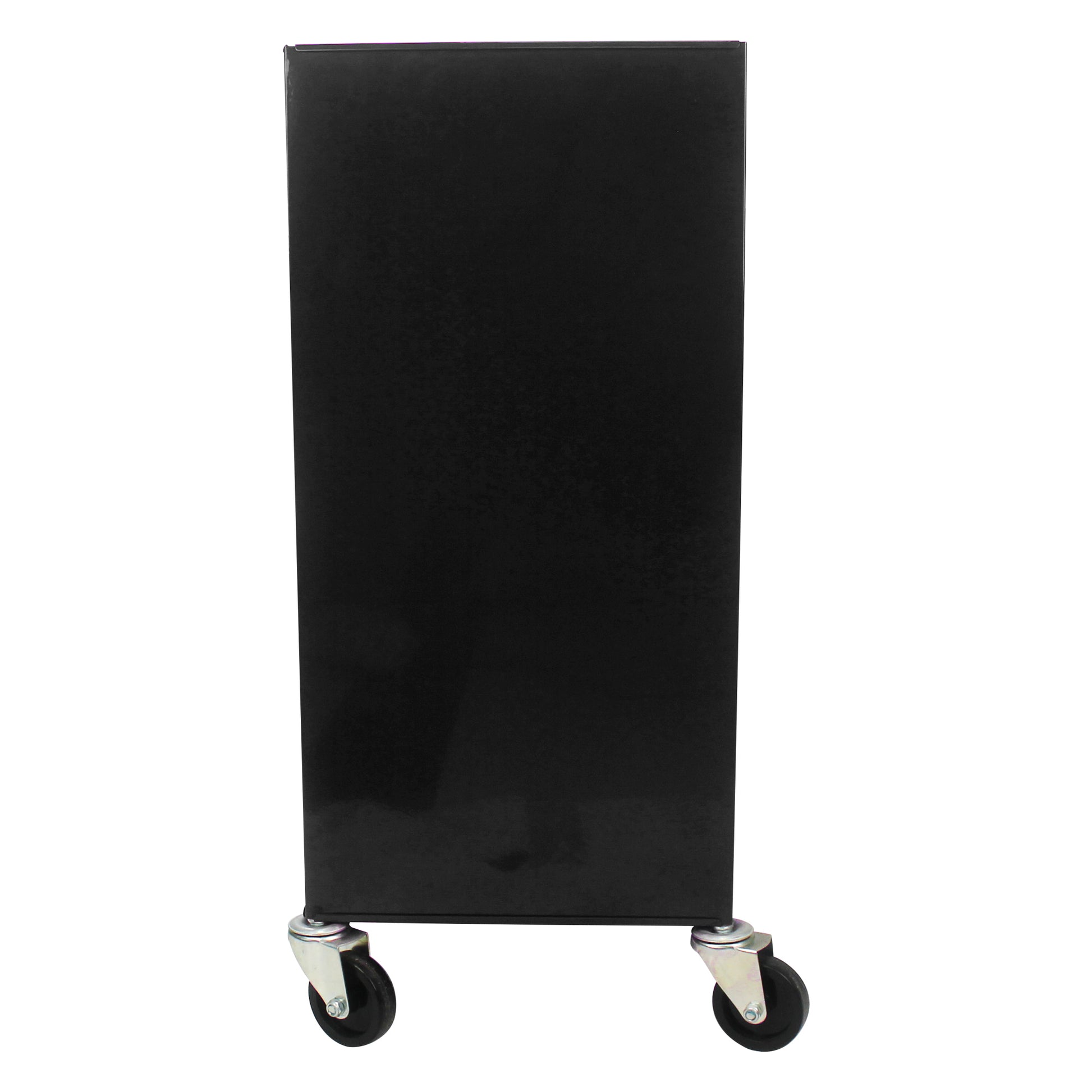 4 Drawers Tool Cabinet With Tool Sets Black Red Steel