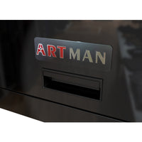 4 Drawers Tool Cabinet With Tool Sets Black Red Steel