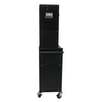 High Capacity Rolling Tool Chest With Wheels And Drawers, 6 Drawer Tool Storage Cabinet Black Black Steel