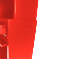 High Capacity Rolling Tool Chest With Wheels And Drawers, 6 Drawer Tool Storage Cabinet Red Red Steel