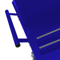 High Capacity Rolling Tool Chest With Wheels And Drawers, 6 Drawer Tool Storage Cabinet Blue Blue Steel