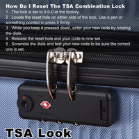 3 Piece Luggage With Tsa Lock Abs, Durable Luggage Set, Lightweight Suitcase With Hooks, Spinner Wheels Cross Stripe Luggage Sets 20In 24In 28In Dark Blue Abs