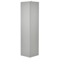 Tall Bathroom Corner Cabinet, Freestanding Storage Cabinet With Doors And Adjustable Shelves, Mdf Board, Gray Gray Mdf