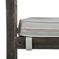 Acacia Wood Outdoor Dining Table And Chairs Suitable For Patio, Balcony Or Backyard Grey Acacia Wood