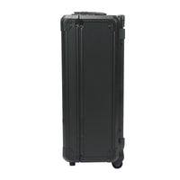 Black Hand Tool Box With 4 Layers Of Toolset And Wheels Black Plastic