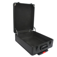 Black Hand Tool Box With 4 Layers Of Toolset And Wheels Black Plastic