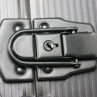 Black Hand Tool Box With 4 Layers Of Toolset And Wheels Black Plastic