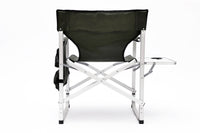 Set Of 3, Folding Outdoor Table And Chairs Set For Indoor, Outdoor Camping, Picnics, Beach,Backyard, Bbq, Party, Patio, Black Green Black Aluminum