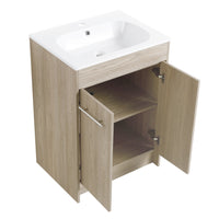 24 Inch Freestanding Bathroom Vanity Kd Packing Bvc04824Weo White Oak 2 Bathroom Freestanding Modern Plywood