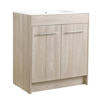 30 Inch Freestanding Bathroom Vanity Kd Packing Bvc04830Weo White Oak 2 Bathroom Freestanding Modern Plywood