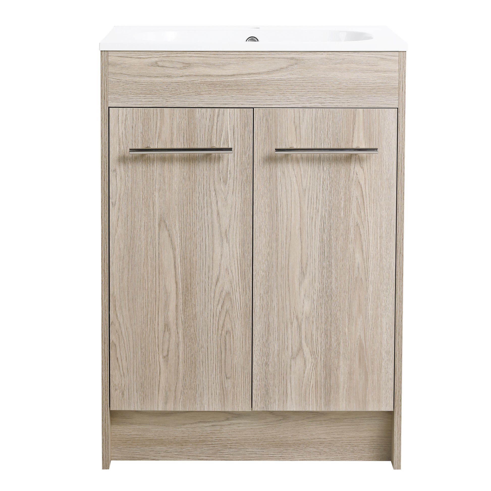 24 Inch Freestanding Bathroom Vanity Kd Packing Bvc04824Weo White Oak 2 Bathroom Freestanding Modern Plywood