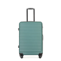 3 Piece Luggage Sets Abs Lightweight Suitcase With Two Hooks, Spinner Wheels, Tsa Lock, 20 24 28 Green Green Abs