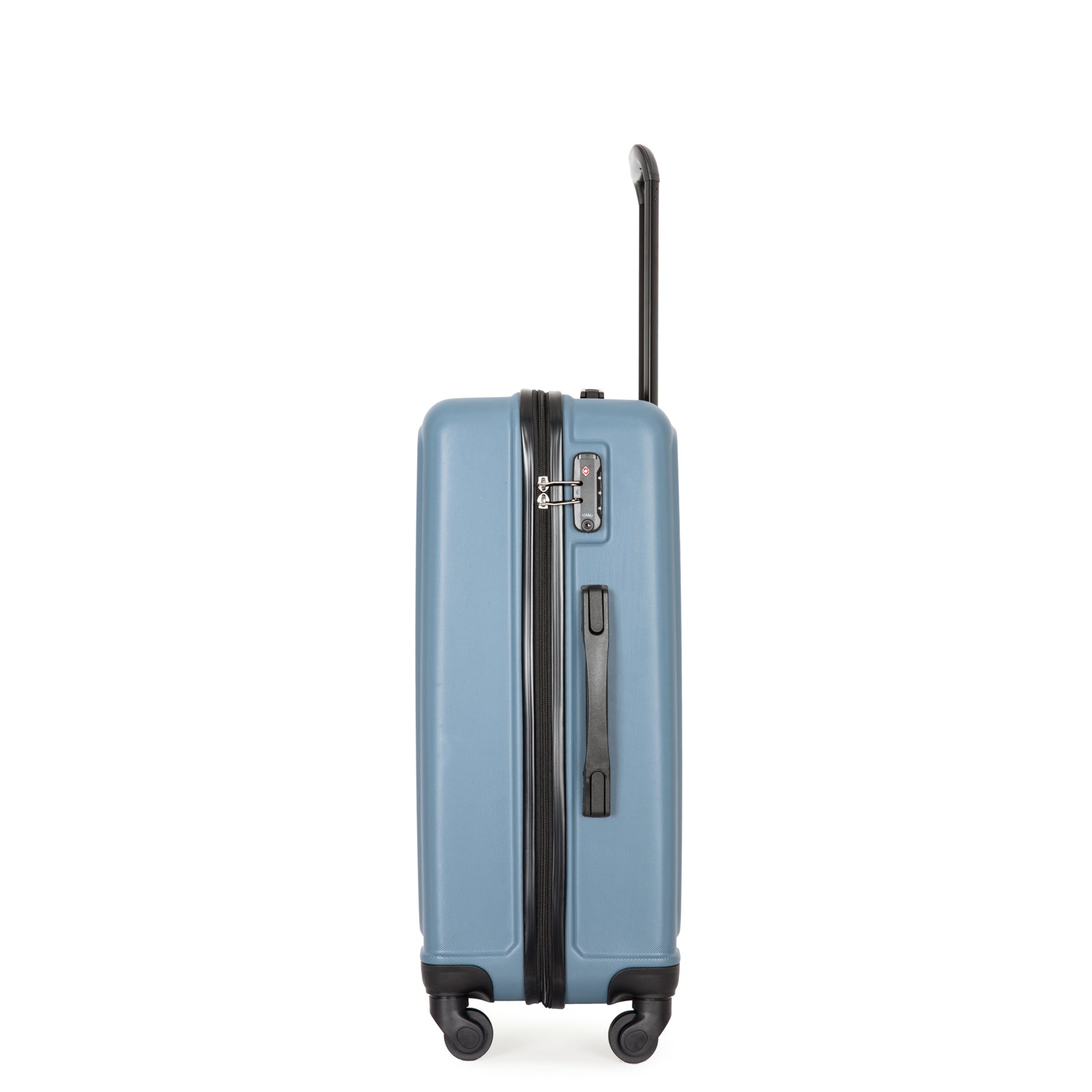 3 Piece Luggage Sets Abs Lightweight Suitcase With Two Hooks, Spinner Wheels, Tsa Lock, 20 24 28 Blue Blue Abs