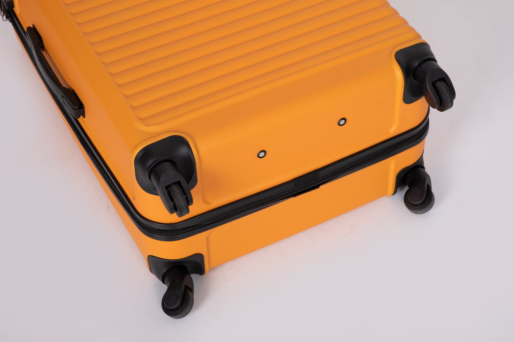 3 Piece Luggage Sets Abs Lightweight Suitcase With Two Hooks, Spinner Wheels, Tsa Lock, 20 24 28 Orange Orange Abs