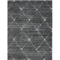 Talas Trellis Area Rug In Grey And Cream Grey Cream Polyester