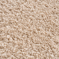 Super Soft Polyester Shag Area Rug Cream Polyester